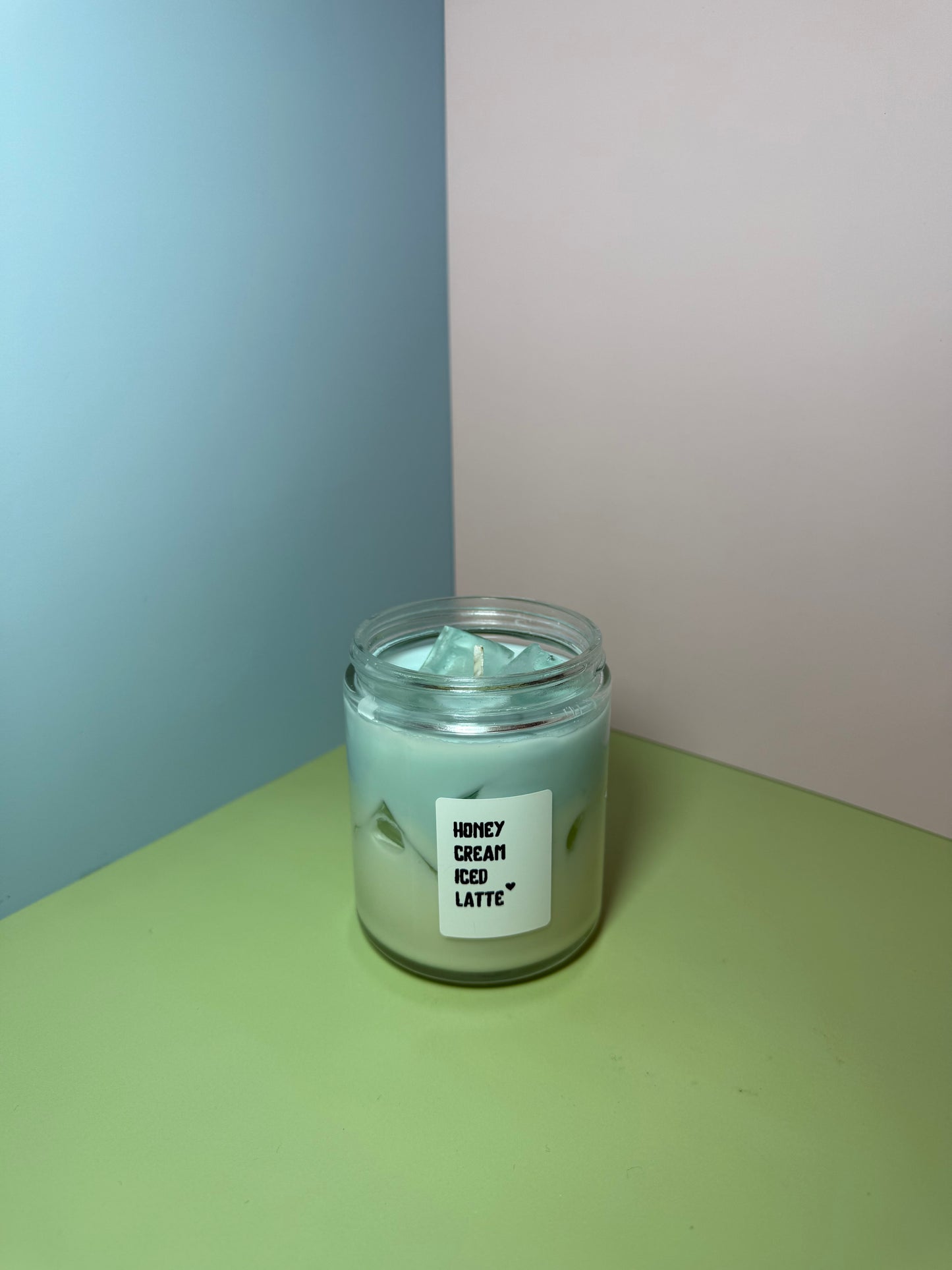 Honey Cream Iced Latte Candle