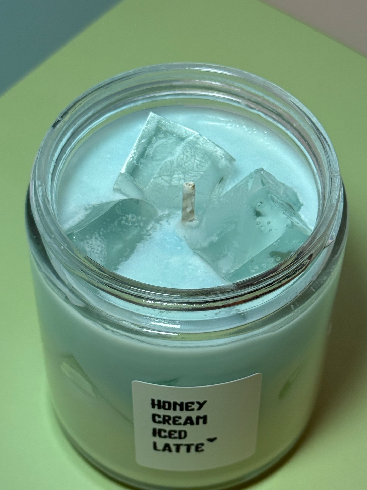 Honey Cream Iced Latte Candle