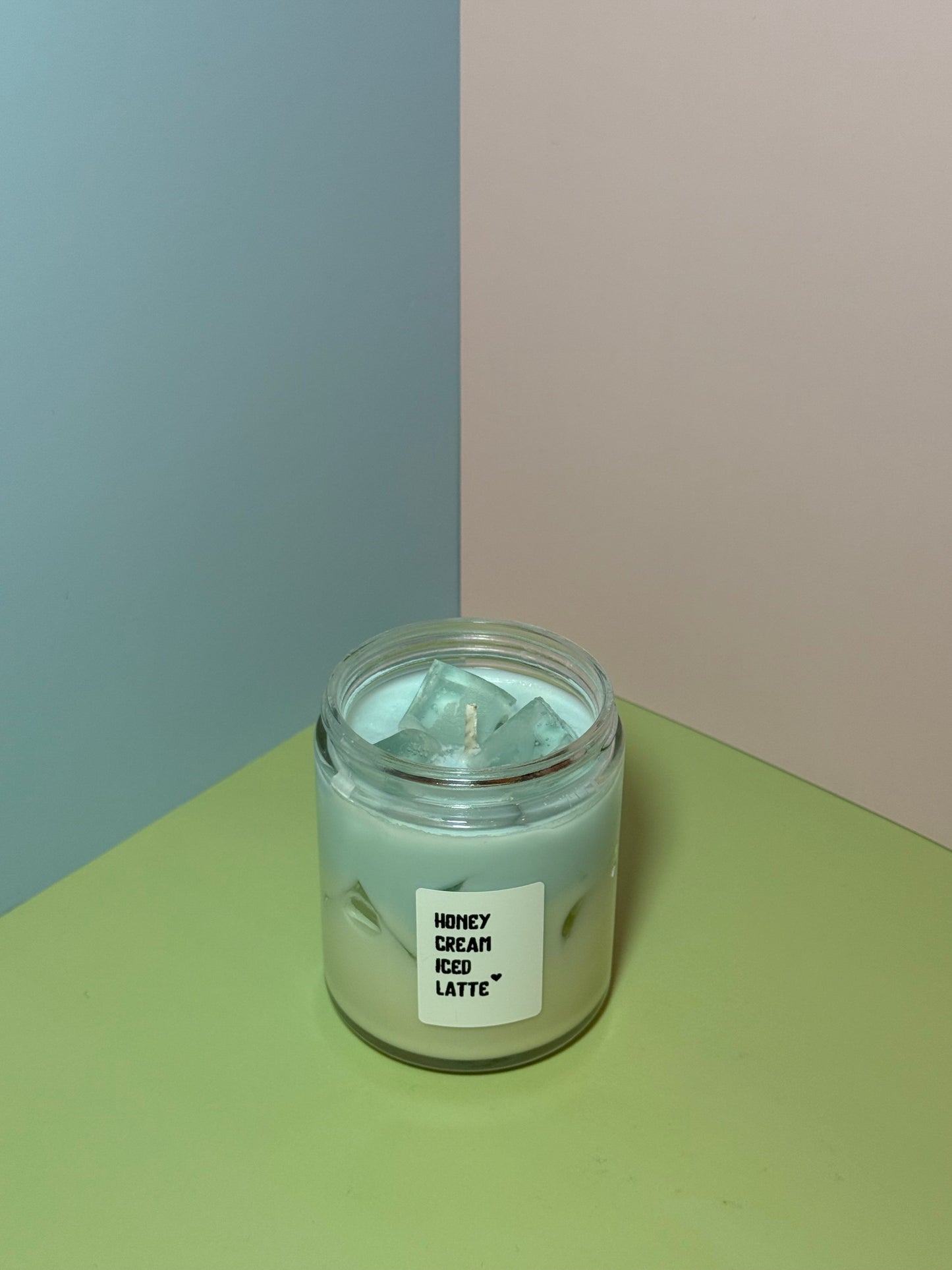 Honey Cream Iced Latte Candle